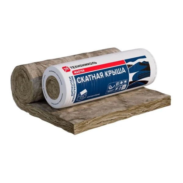 Мат минераловатный ТЕХНОНИКОЛЬ 35QN Скатная крыша, 3000x1200x200 мм, 3,6 м2