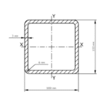 Профиль 100х100х3 — изображение 2