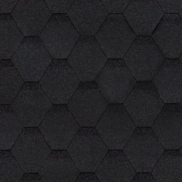 Гибкая черепица Оптима Чёрный