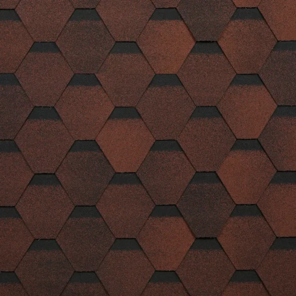 Гибкая черепица Оптима Красный